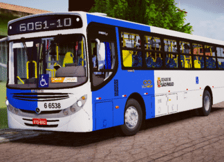 Mod | Caio Apache Vip II Mercedes-Benz OF-1722M Euro III Padrão SPTrans (Fase 2)