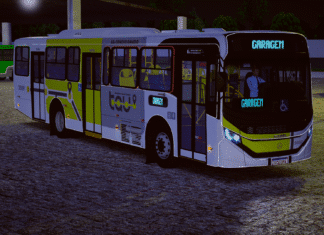 Mod | Caio apache Vip V Mercedes-Benz OF-1721 BlueTec 6 Normal & Natalino padrão Taubaté/SP (Fase 2)
