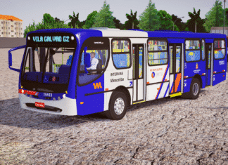 Mod | Caio Apache Vip I Volkswagen 17.230 EOD Euro III 5 portas padrão Miracatiba EMTU/SP (Fase 2)