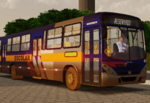 Mod | Marcopolo Torino 2007 MB 1722M Ex Viação Jacarei Padrão Coração de Mãe Escolar (Fase 2)